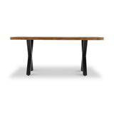 Benjin 220cm Mango Wood Dining Table from Roseland Furniture