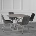 Carla Grey 1.2m Round Dining Table for dining room