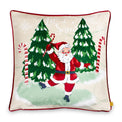 Jolly Santa Let it Snow 43x43 Cushion by Roseland Furniture