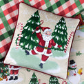 Jolly Santa Let it Snow 43x43 Cushion by Roseland Furniture