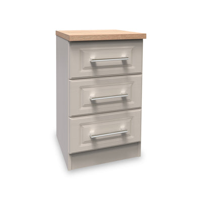 Talland 3 Drawer Bedside Cabinet