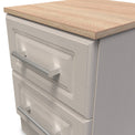 Talland Ash 2 Drawer Bedside Cabinet by Roseland Furniture