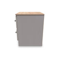 Talland Ash 2 Drawer Bedside Cabinet by Roseland Furniture