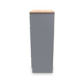 Talland Grey 5 Drawer Chest by Roseland Furniture
