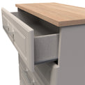 Talland Ash 5 Drawer Chest by Roseland Furniture