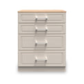 Talland Ash 4 Drawer Deep Chest by Roseland Furniture
