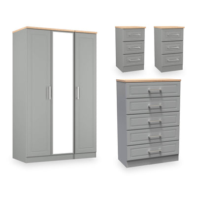 Talland 4 Piece Bedroom Furniture Set