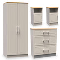 Talland Taupe 4 Piece Bedroom Set