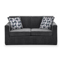Bawtry Charcoal Faux Linen 2 Seater Sofabed with Mono Scatter Cushions from Roseland Furniture