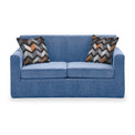 Bawtry Denim Faux Linen 2 Seater Sofabed with Charcoal Scatter Cushions from Roseland Furniture