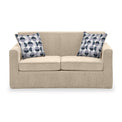 Bawtry Oatmeal Faux Linen 2 Seater Sofabed with Mono Scatter Cushions from Roseland Furniture