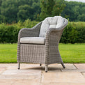 Maze Oxford 4 Seat Round Rattan Dining Set with Heritage Chairs