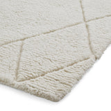 Wilburn Diamond Wool Rug Natural from Roseland Furniture