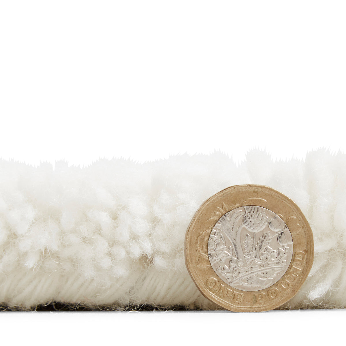 Wilburn Diamond Wool Rug Natural from Roseland Furniture