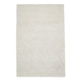 Wilburn Diamond Wool Rug Natural from Roseland Furniture