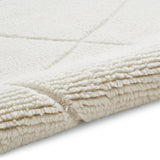 Emerson Diamond Wool Rug Natural from Roseland Furniture