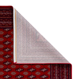 Belvett Traditional Diamond Pattern Rug Red from Roseland Furniture