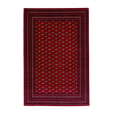 Belvett Traditional Diamond Pattern Rug Red from Roseland Furniture