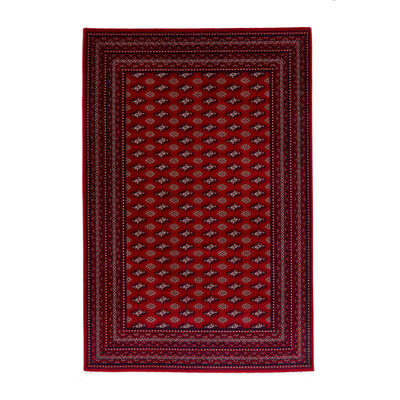 Belvett Traditional Diamond Pattern Rug