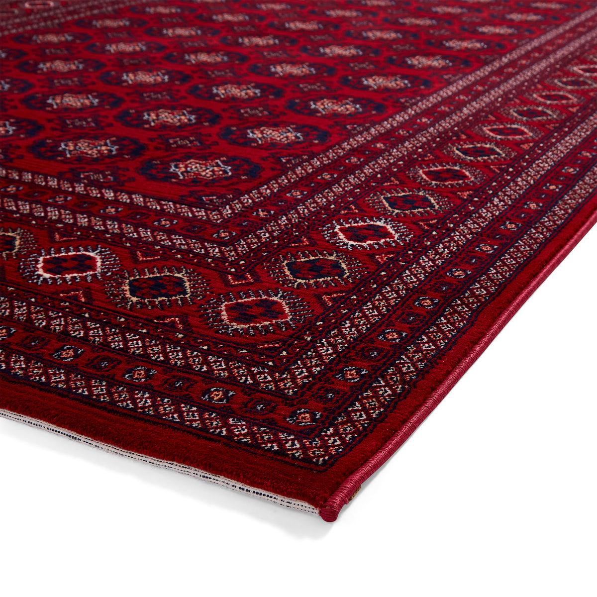 Hopewell Traditional Circle Pattern Rug Red from Roseland Furniture