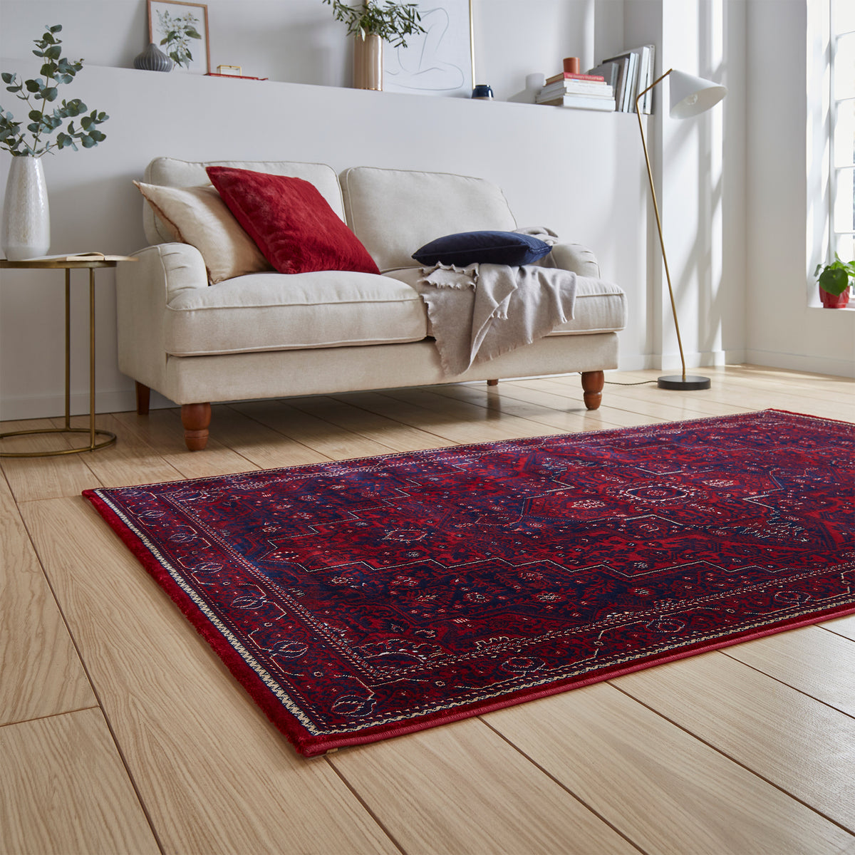 Lansing Traditional Patterned Rug Red from Roseland Furniture