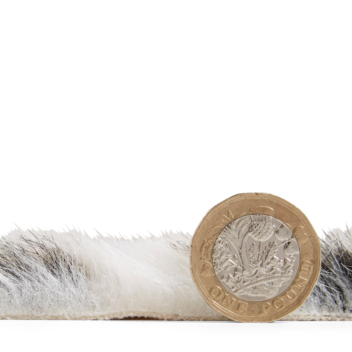 Faux Fur Cheetah Print Rug Brown White from Roseland Furniture