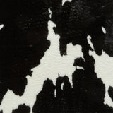 Bellaire Faux Cow Print Rug Black White from Roseland Furniture