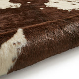 Alamo Faux Cow Print Rug Brown White from Roseland Furniture