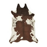 Alamo Faux Cow Print Rug Brown White from Roseland Furniture
