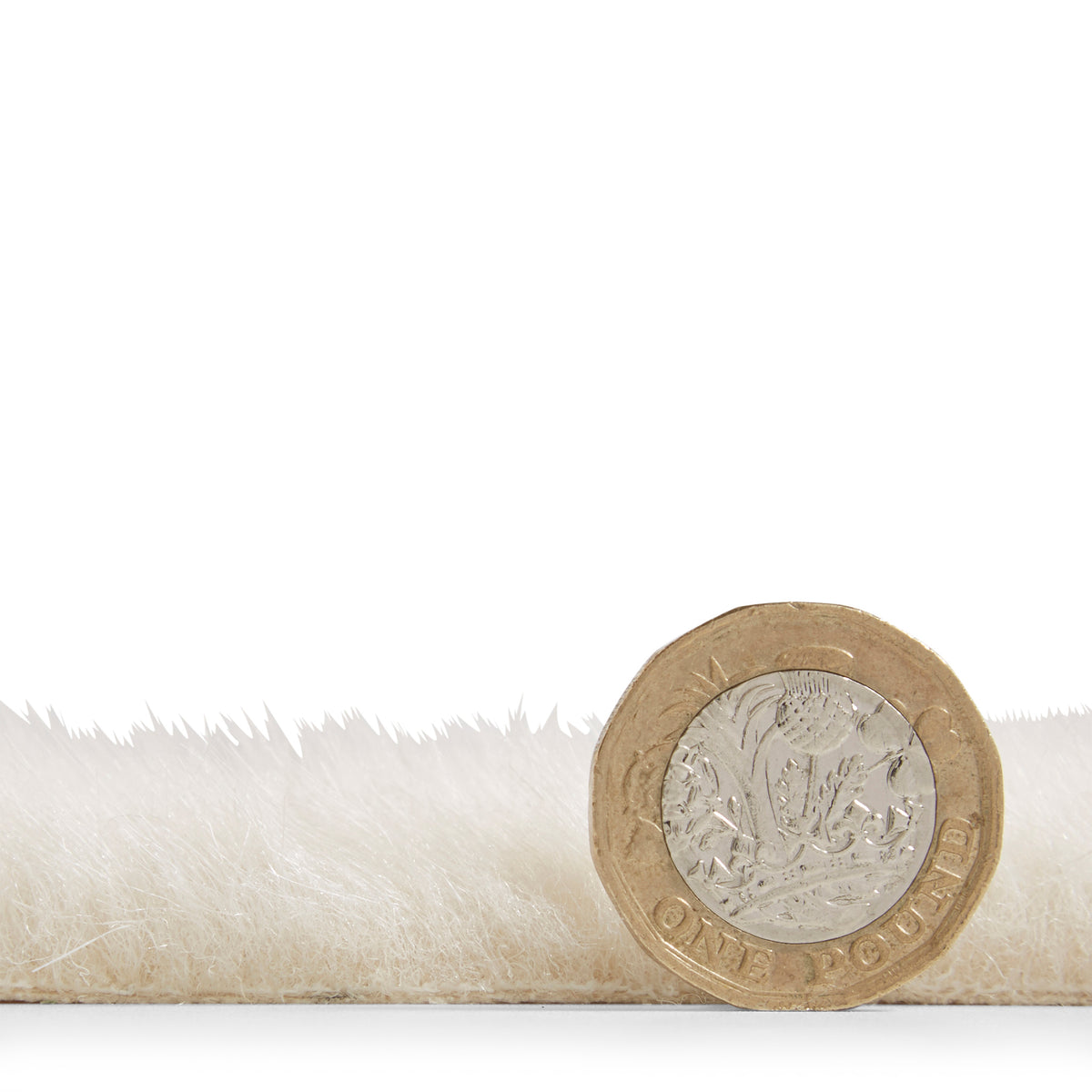 Kadune Faux Fur Leopard Print Rug Brown White from Roseland Furniture