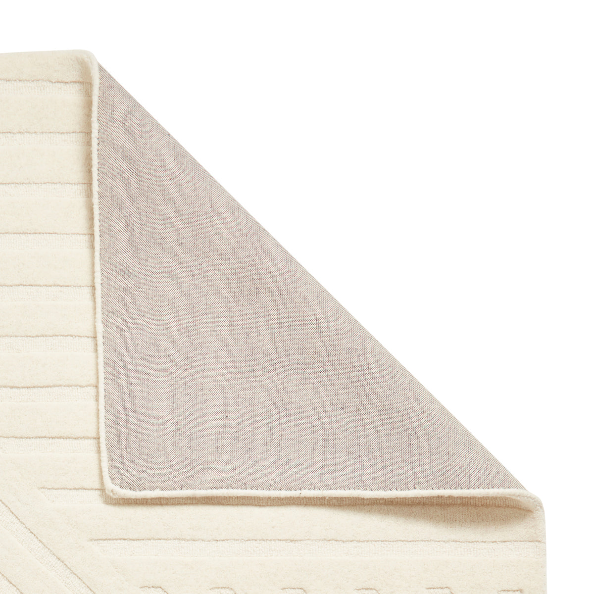 Sedra Diagonal Imprinted Rug Ivory from Roseland Furniture