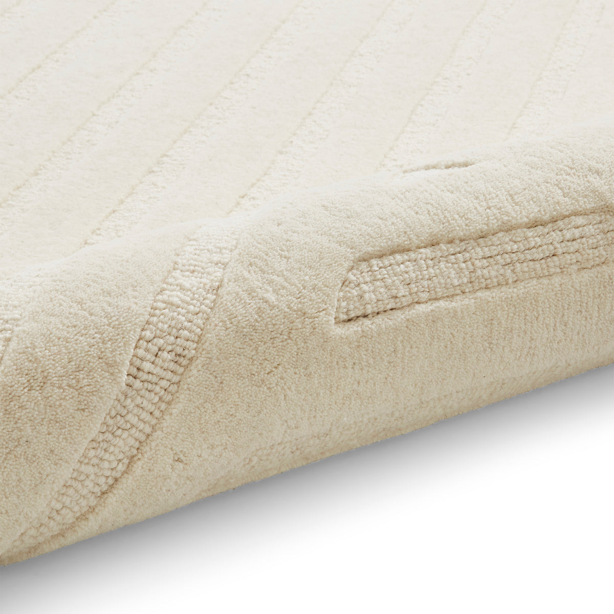 Sedra Diagonal Imprinted Rug Ivory from Roseland Furniture