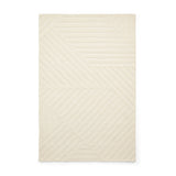 Sedra Diagonal Imprinted Rug Ivory from Roseland Furniture