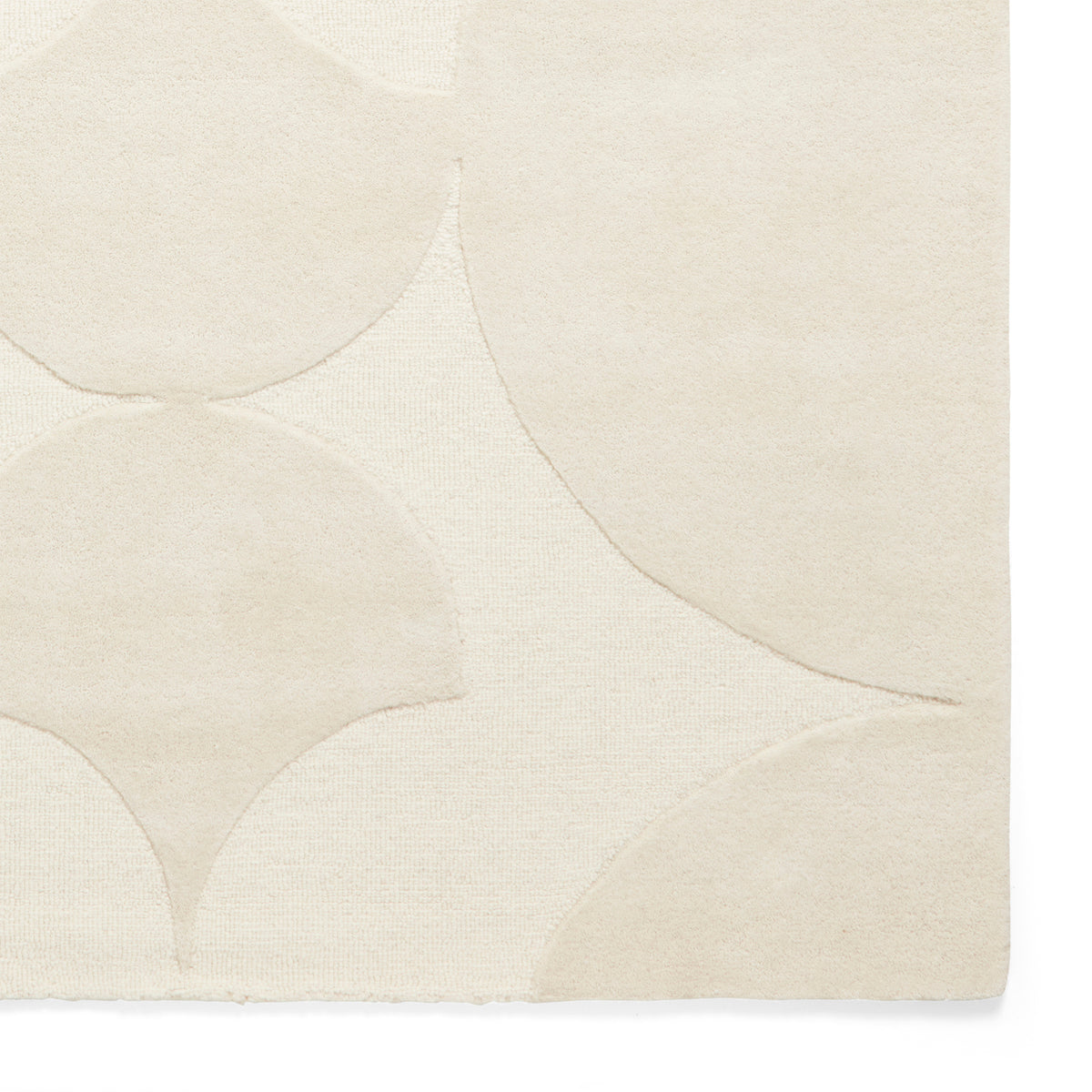 Sedra Geometric Imprinted Rug Ivory from Roseland Furniture