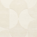 Sedra Geometric Imprinted Rug Ivory from Roseland Furniture