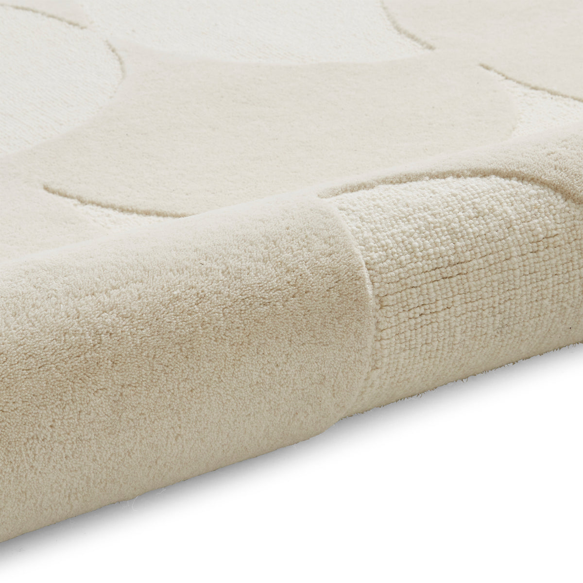 Sedra Geometric Imprinted Rug Ivory from Roseland Furniture