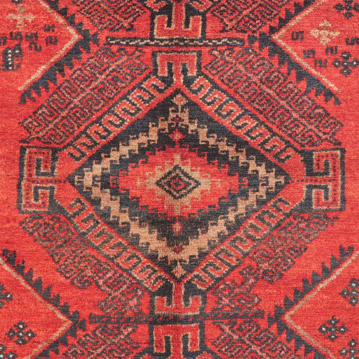 Birchall Washable Tribal Design Rug Red from Roseland Furniture