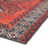 Birchall Washable Tribal Design Rug Red from Roseland Furniture