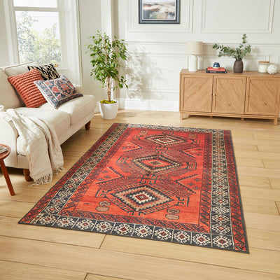 Birchall Washable Tribal Design Rug