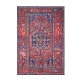 Birchall Washable Persian Design Rug Red from Roseland Furniture
