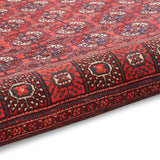 Birchall Washable Medallion Design Rug Red from Roseland Furniture