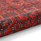 Birchall Washable Aztec Design Rug Red from Roseland Furniture