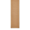 Ford Herringbone Jute Border Stair Runner Beige from Roseland Furniture