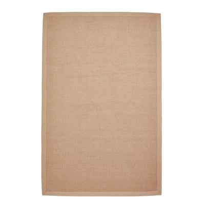 Ford Herringbone Jute Border Rug