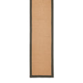 Ford Herringbone Jute Border Stair Runner Charcoal from Roseland Furniture