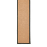 Ford Herringbone Jute Border Stair Runner Charcoal from Roseland Furniture