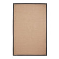 Ford Herringbone Jute Border Rug Charcoal from Roseland Furniture