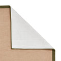 Ford Herringbone Jute Border Rug Green from Roseland Furniture