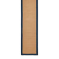 Ford Herringbone Jute Border Stair Runner Navy from Roseland Furniture