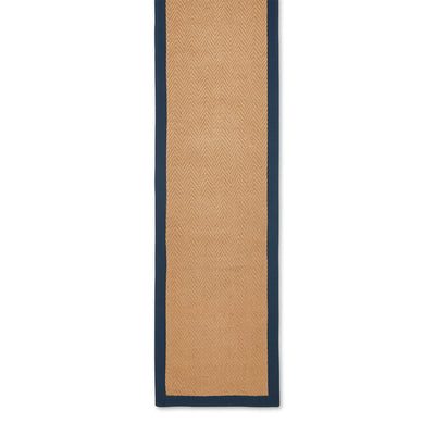 Ford Herringbone Jute Border Rug